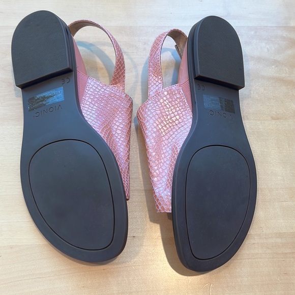 Vionic Women’s Peach Lizard Sandals Size 8 NEW NEVER WORN!!!!! - Picture 4 of 10